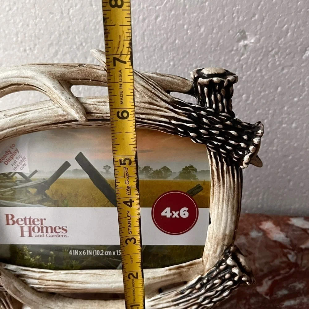 River's Edge Realistic Looking Antler Photo Frame